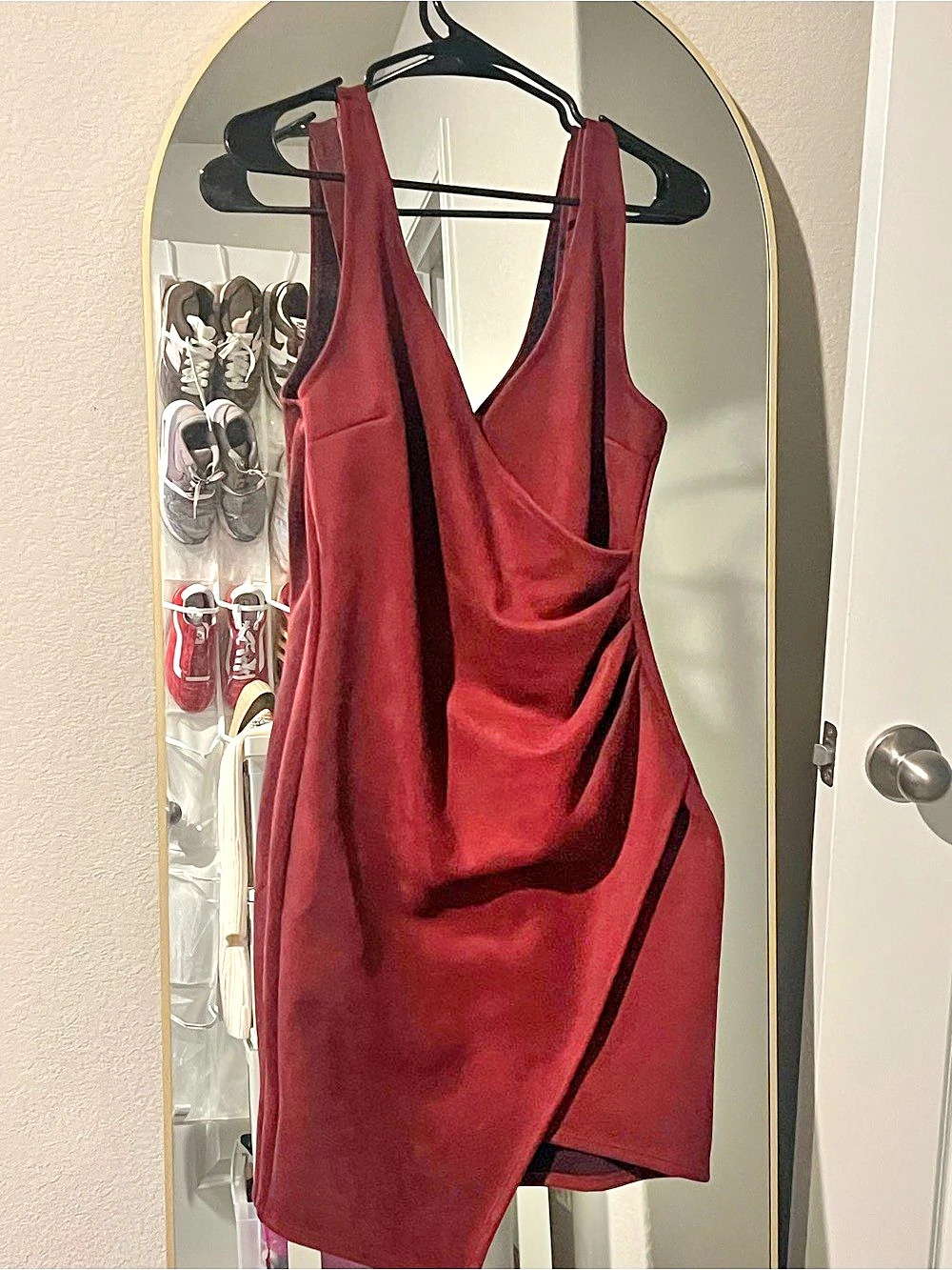 Burgundy Mini Dress Like New